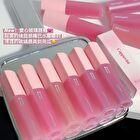 Love Heart Mirror Lip Gloss - 6 Colors - 03# Nude Brown - 3.5g