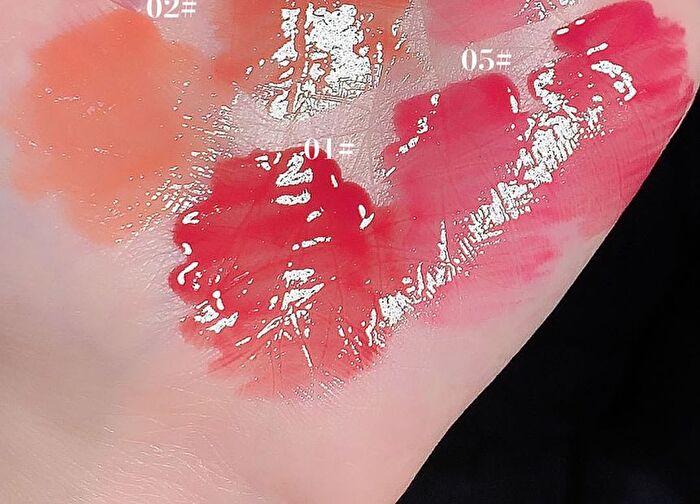 Love Heart Mirror Lip Gloss - 6 Colors - 03# Nude Brown - 3.5g