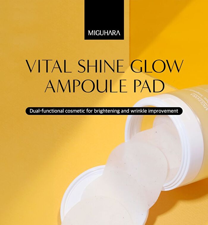 Miguhara Vital Shine Glow Ampoule Pad - 70 pads
