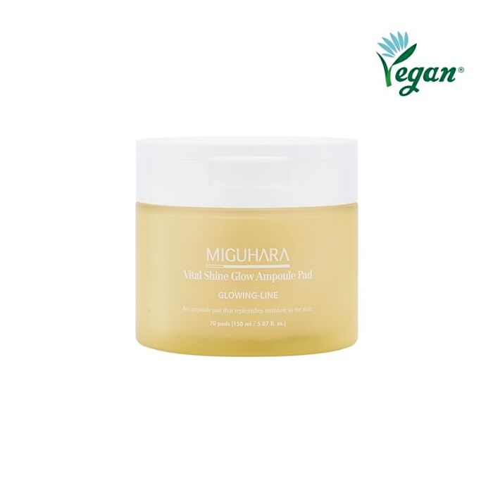 Miguhara Vital Shine Glow Ampoule Pad - 70 pads