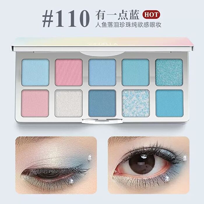 Shedella Dreamy Eyeshadow Palette - A Little Blue - #BD-110 - A Little Blue