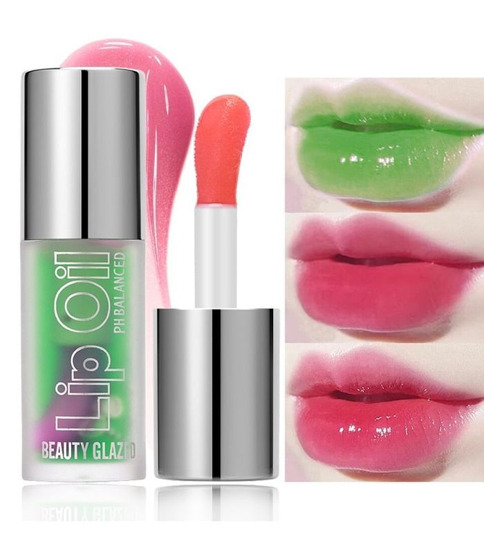 Beauty Glazed pH Balanced Lip Oil - 3 Types - #102 Strawberry - 4g