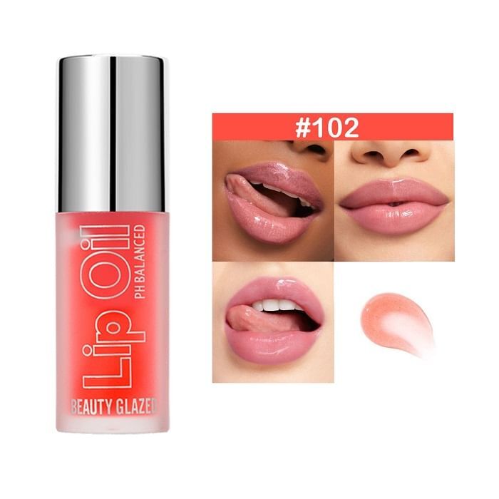 Beauty Glazed pH Balanced Lip Oil - 3 Types - #102 Strawberry - 4g