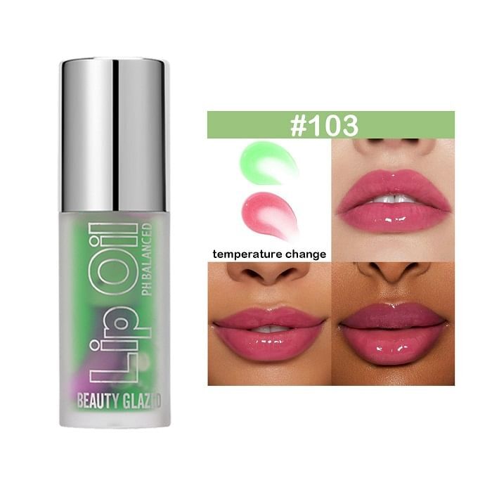 Beauty Glazed pH Balanced Lip Oil - 3 Types - #101 Peach - 4g