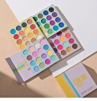 Beauty Glazed 64 Colour Twist Eyeshadow Palette - 64 Colours Palette - 76.8g