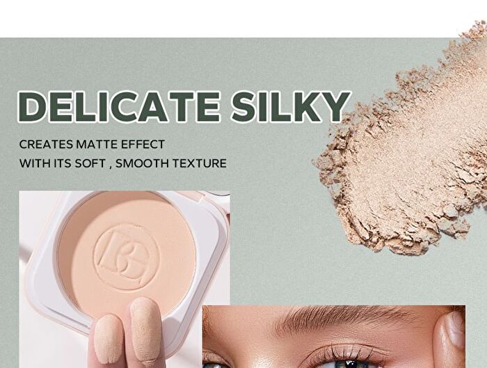 Beauty Glazed Full Coverage Velvet Compact Powder - 4 Shades - #104 Pearl - 10g