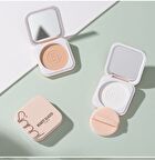 Beauty Glazed Full Coverage Velvet Compact Powder - 4 Shades - #104 Pearl - 10g