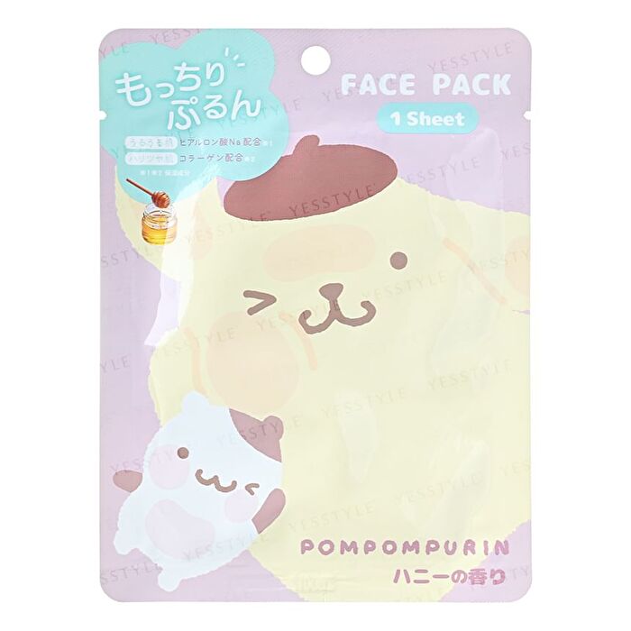 Sanrio Face Pack - Sanrio Characters - Honey - 1 pc