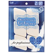 Professional Foundation Puff Diamond Shaped - 6 pcs