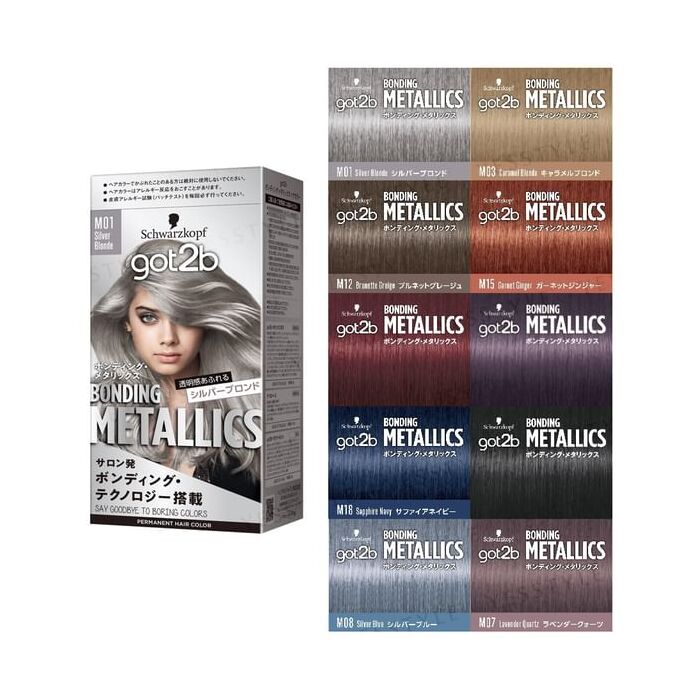 got2b Bonding Metallics Hair Color - M08 Silver Blue