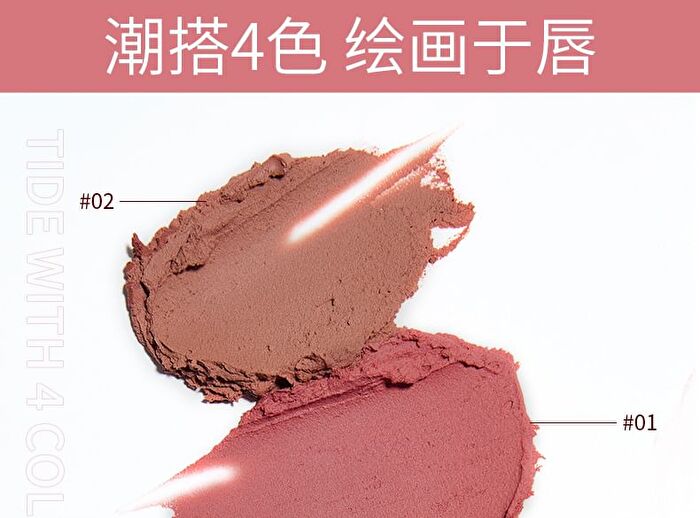 Artmiss Soft Matte Lip & Cheek Mud - 4 Colors - 02# Earth Brown - 5g
