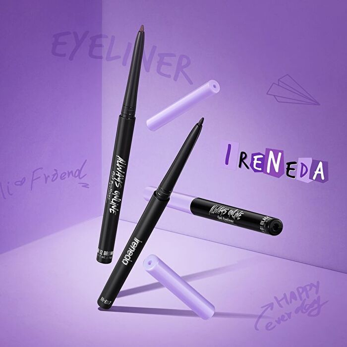 Ireneda Always Online Gel Eyeliner - 3 Colors - BR03 Natural Brown - 0.15g