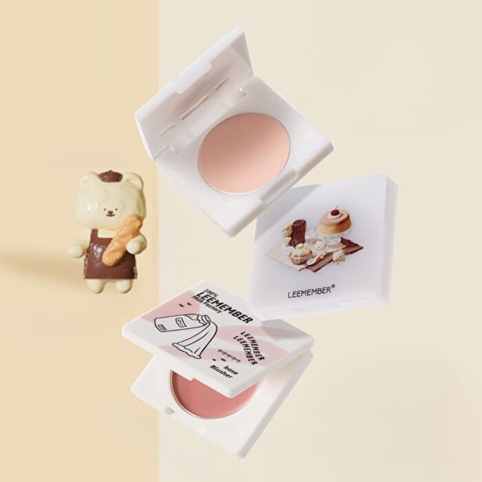 Leemember Bear Baked Milky Cream Blush - 10 Colors - #NG01 - 3g