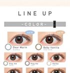 ReVIA 1 Day Color Lens Baby Vanilla 10 pcs - P-0.00 (10 pcs)
