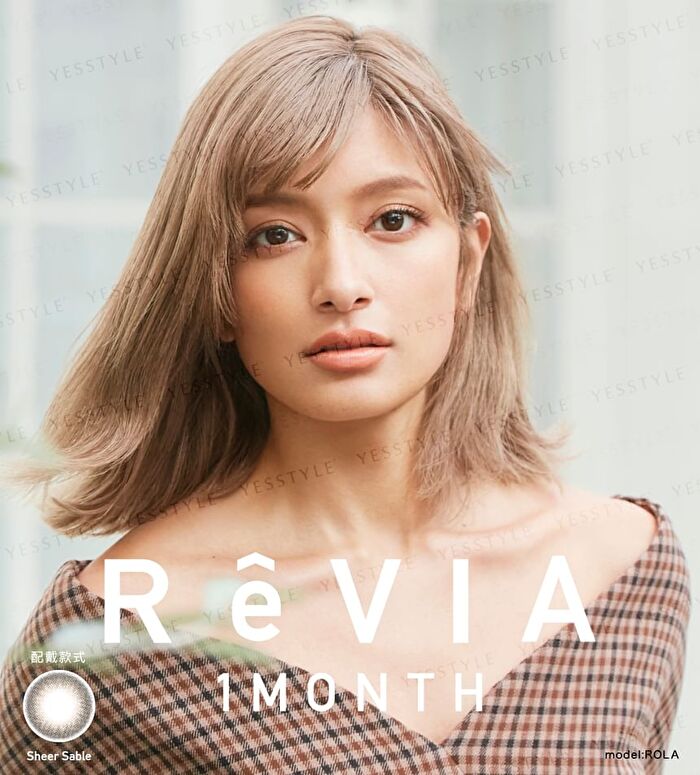 ReVIA 1 Month Color Lens Mist Iris 1 pc or 2 pcs - P-1.00 (1 pc)