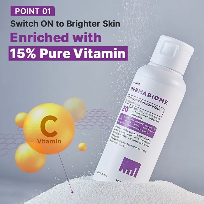 Grafen Dermabiome Vita Enzyme Powder Wash - 40g
