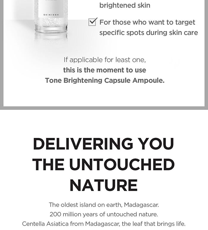 SKIN1004 Madagascar Centella Tone Brightening Capsule Ampoule - 50ml