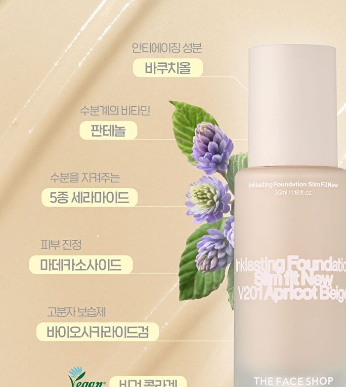 Inklasting Foundation Slim Fit New - #V201