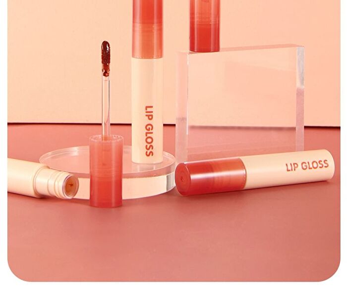Greedy Bear Watery Lip Glaze - 4 Colors - 602# Love Fireworks - 3g