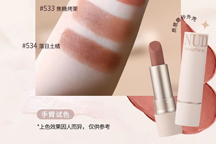 Light Matte Long Lasting Lipstick - 4 Colors - 534# - 3.6g