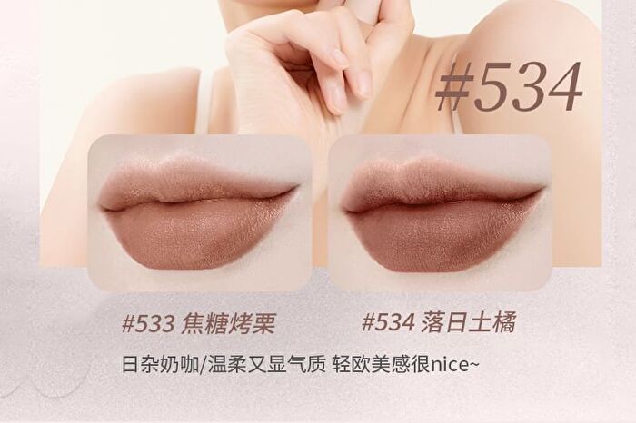 Light Matte Long Lasting Lipstick - 4 Colors - 532# - 3.6g