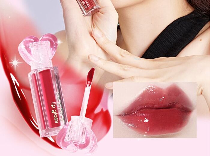 Heartbeat Watery Lip Gloss - 4 Colors - 05# Rose - 3g