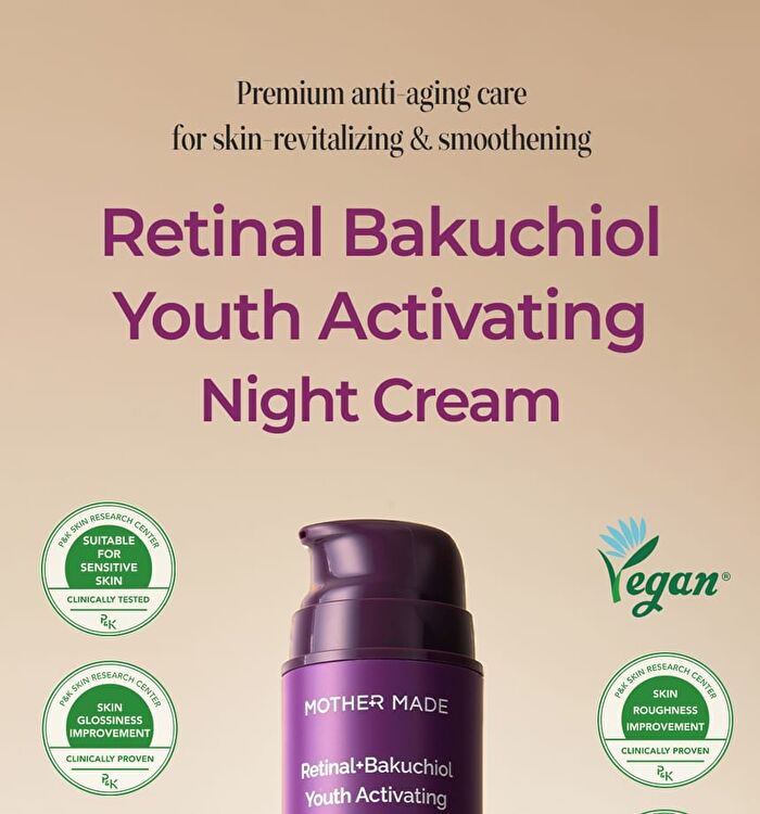 Mother Made Retinal+Bakuchiol Youth Activating Night Cream - 30ml