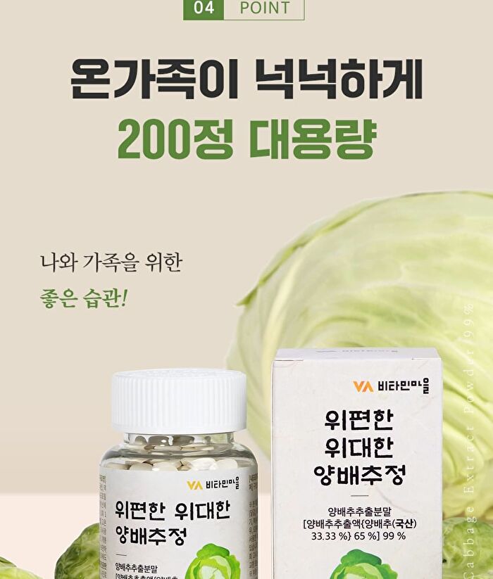 Cabbage Tablets - 300mg x 200 tablets
