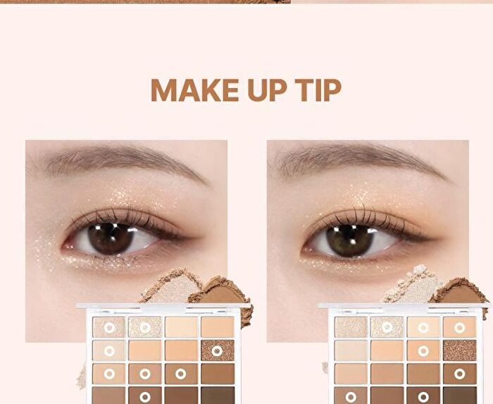 Wakemake Soft Blurring Eye Palette Renewal - 23 Types - #20 Tangerine Beach Blurring