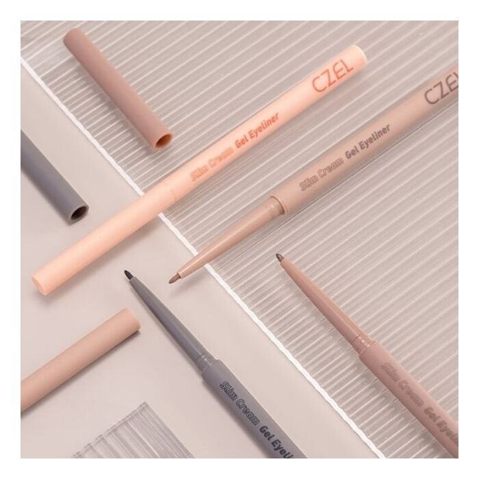 Czel Smooth Ultra-Fine Eyeliner Pen - 4 Colors - 03# Mocha Brown - 0.1g
