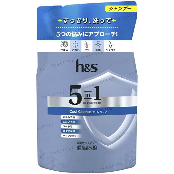 5 In1 Hair & Scalp Solution Cool Cleanse Shampoo - 340g