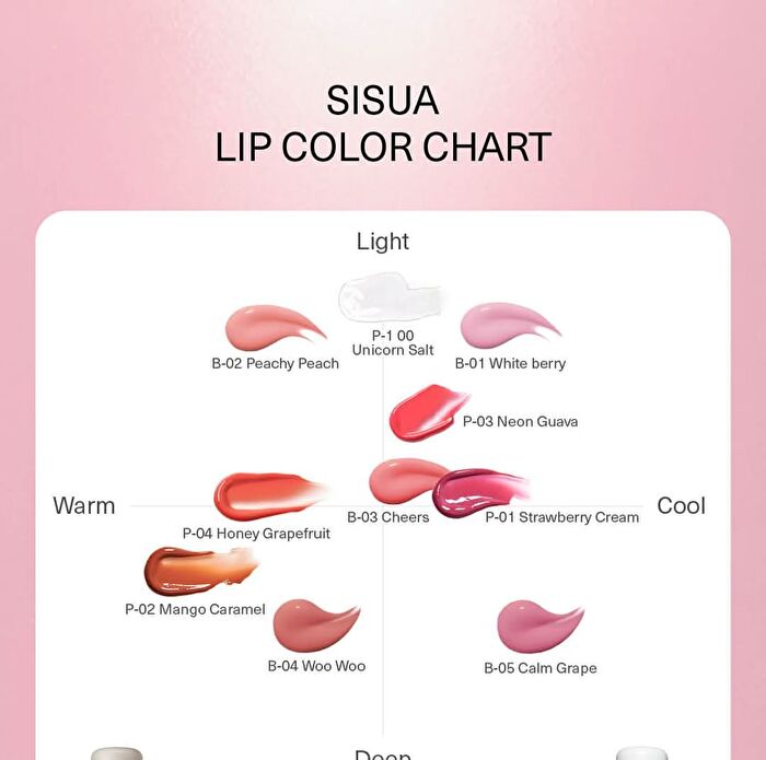 Sisua Berry Shot Lip Tint - 5 Colors - No. 3 Cheers