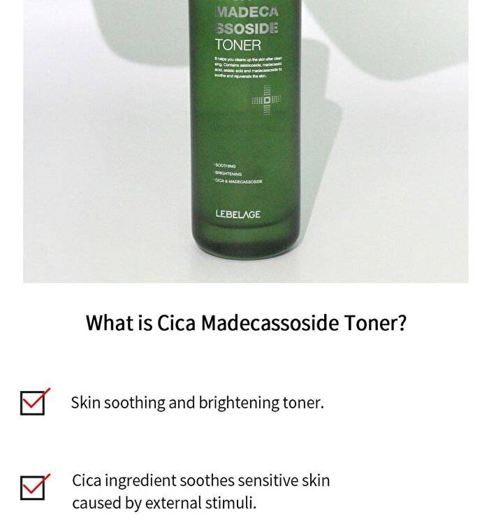 Cica Madecassoside Toner - 120ml