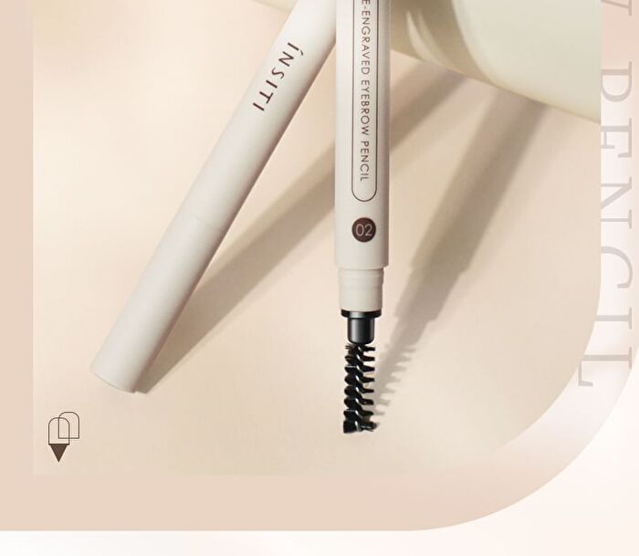 Romantic Re-Engraved Thin Eyebrow Pencil - 3 Colors - 02# Tea Brown - 0.18g
