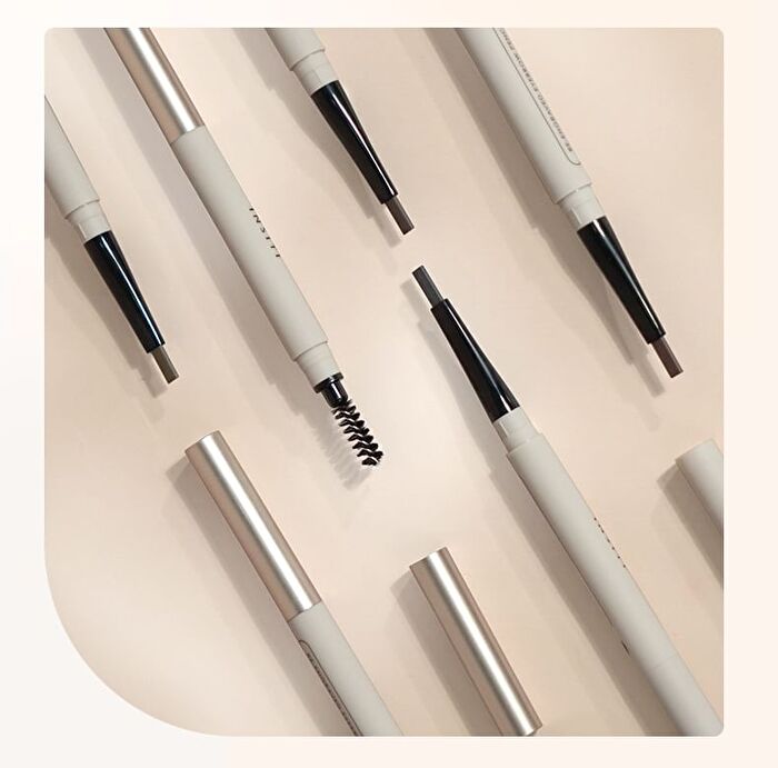 Romantic Re-Engraved Thin Eyebrow Pencil - 3 Colors - 03# Smoky Gray - 0.18g