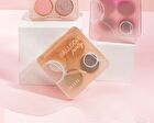 Insiti Balloon Party Quad Eyeshadow Palette - 3 Types - 01# Wood Tea Brown - 5.1g