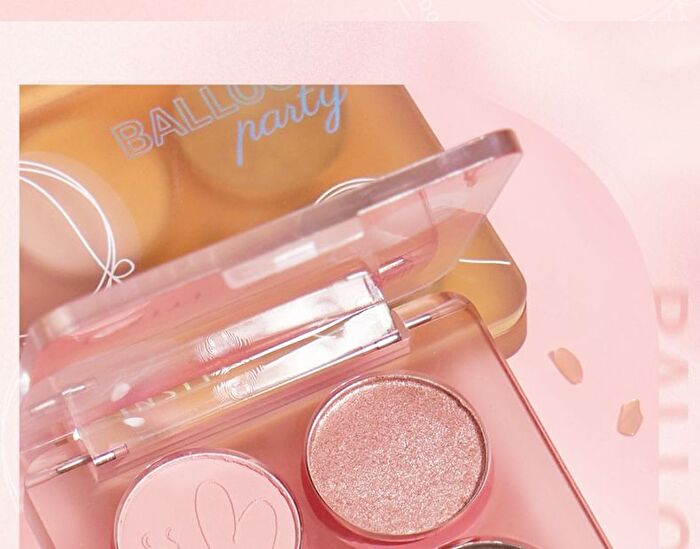 Insiti Balloon Party Quad Eyeshadow Palette - 3 Types - 03# Soft Milk Coffee - 5.1g
