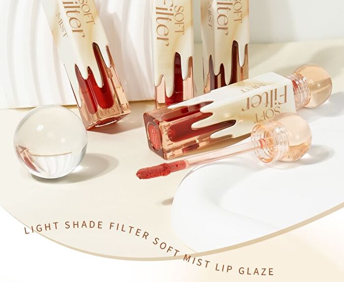 Insiti Light Shade Filter Soft Mist Lip Glaze - 6 Colors - 05# Hibiscus - 3.8ml
