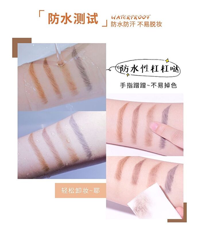 Dual Head Eyebrow Pencil - 3 Colors - #01 Light Brown