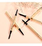 Dual Head Eyebrow Pencil - 3 Colors - #02 Khaki Brown