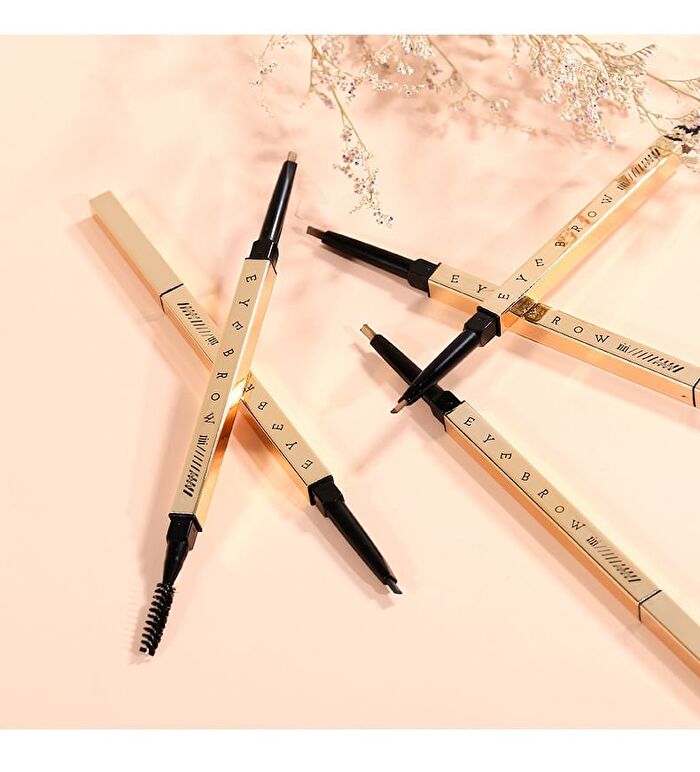 Dual Head Eyebrow Pencil - 3 Colors - #03 Dark Brown