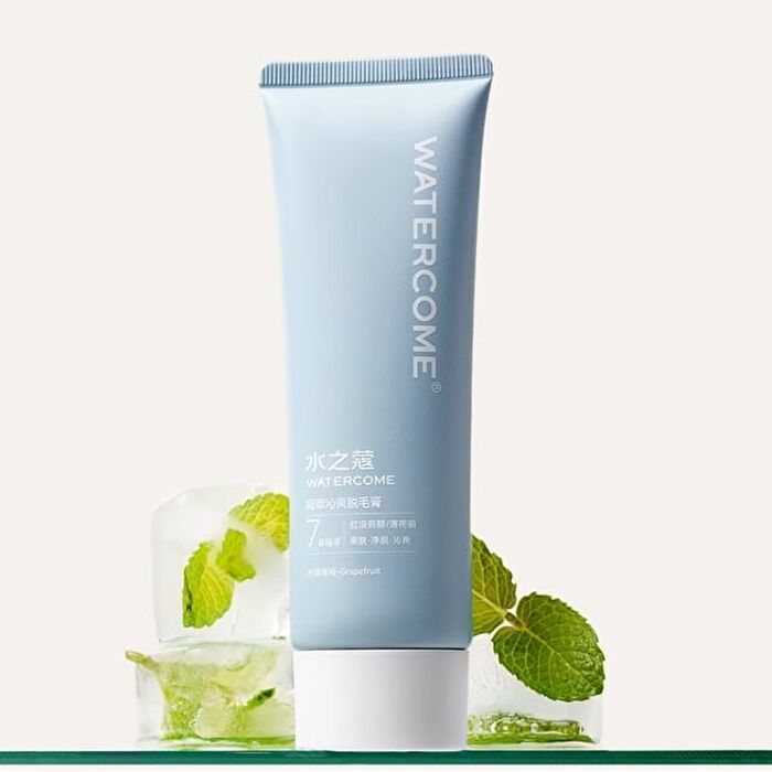 Watercome Clear and Icy Body Hair Removal Cream - Mint - 80g