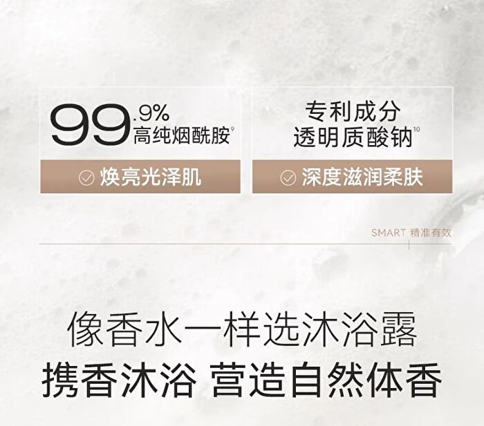 Watercome Moisturizing Fragrance Shower Gel - 5 Types - (Niacinamide) Flower - 400ml