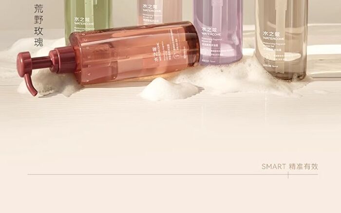 Watercome Moisturizing Fragrance Shower Gel - 5 Types - Peach - 400ml