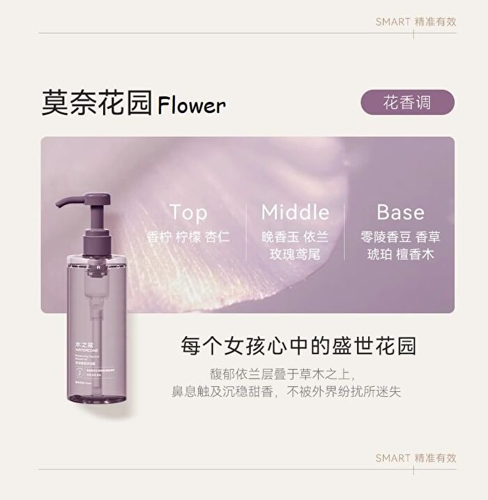 Watercome Moisturizing Fragrance Shower Gel - 5 Types - Santal - 400ml