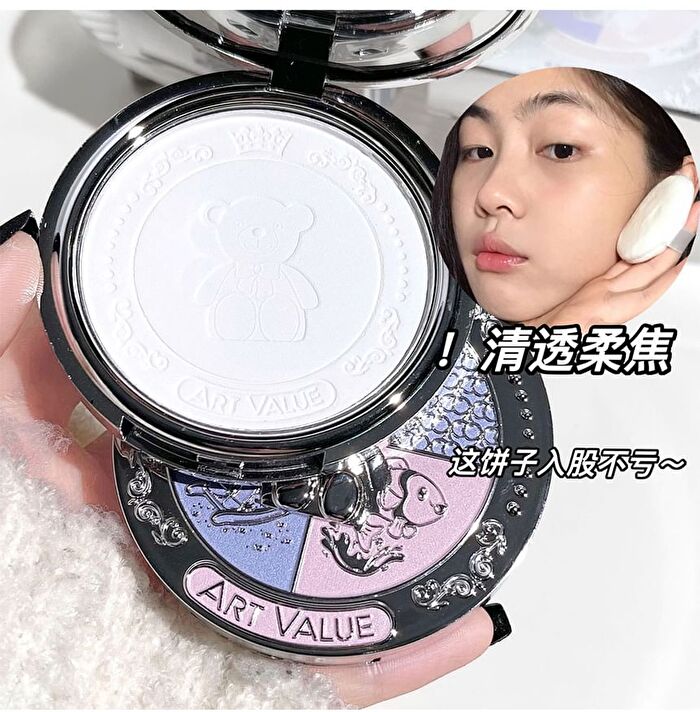 Little Bear Knight Matte Finish Powder - 3 Shades - 01# Pink - 10g