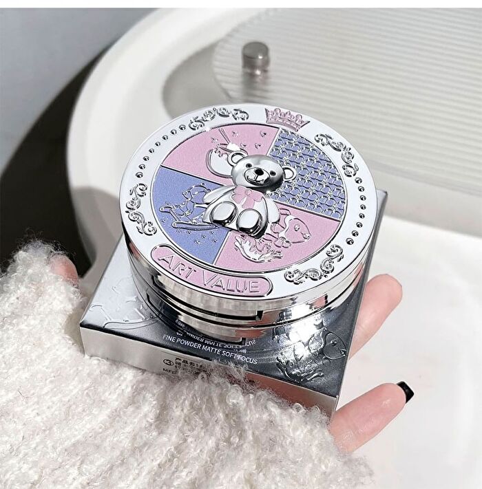 Little Bear Knight Matte Finish Powder - 3 Shades - 01# Pink - 10g