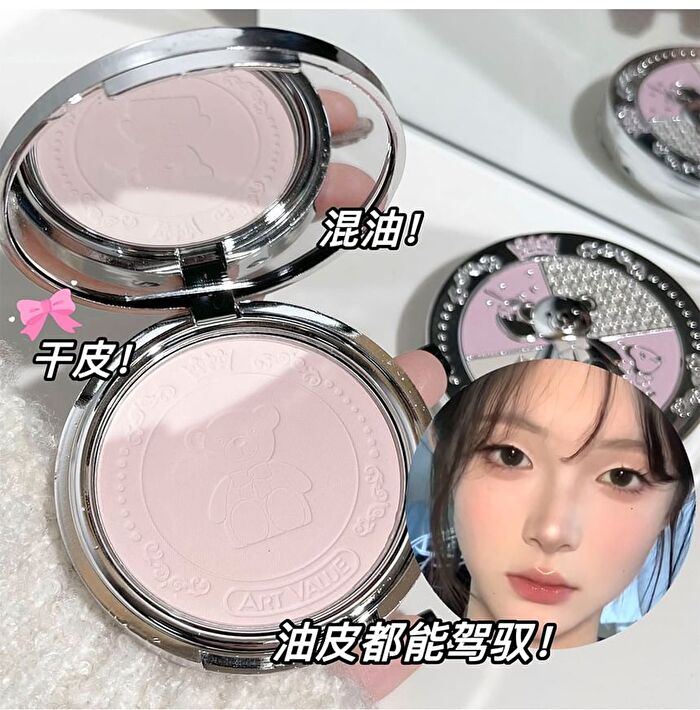 Little Bear Knight Matte Finish Powder - 3 Shades - 01# Pink - 10g