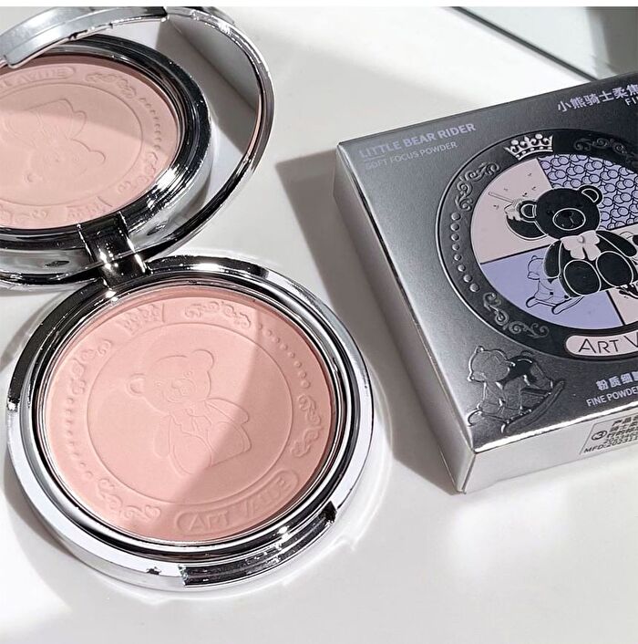 Little Bear Knight Matte Finish Powder - 3 Shades - 01# Pink - 10g