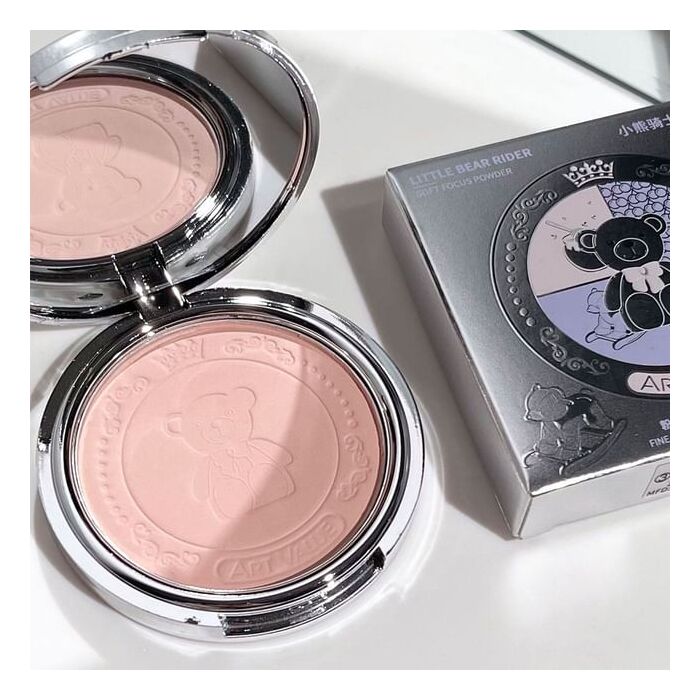 Little Bear Knight Matte Finish Powder - 3 Shades - 01# Pink - 10g